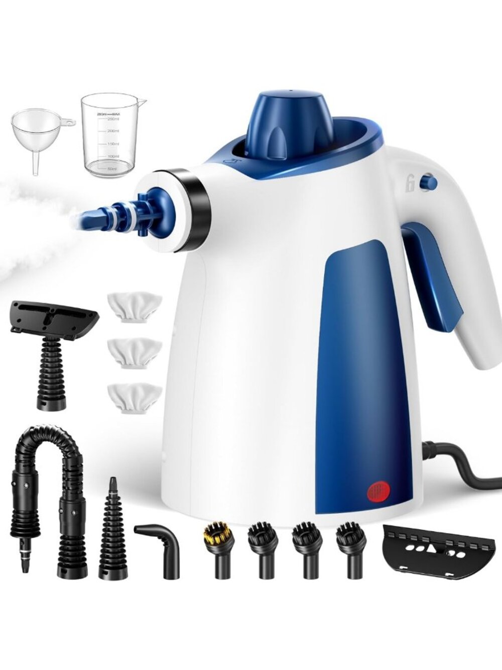 Handheld Steam Cleaner with 230°F High-Pressure Steam & 14 Versatile Accessories
